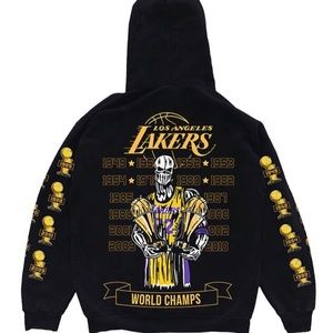 Warren Lotas Lakers Trophies Hoodie